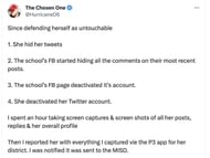 Social media users bash Thompson Elementary School teacher, Danielle Allen for racist tweets. (Image via Twitter)